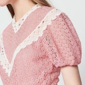 Sandro lace Gavin  mini dress